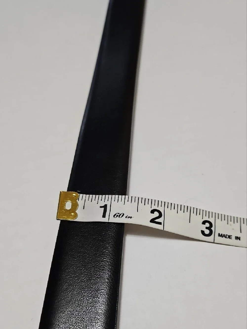 Perry Ellis Men's Black/Brown Reversible Leather Belt with Gunmetal Buckle Sz 38